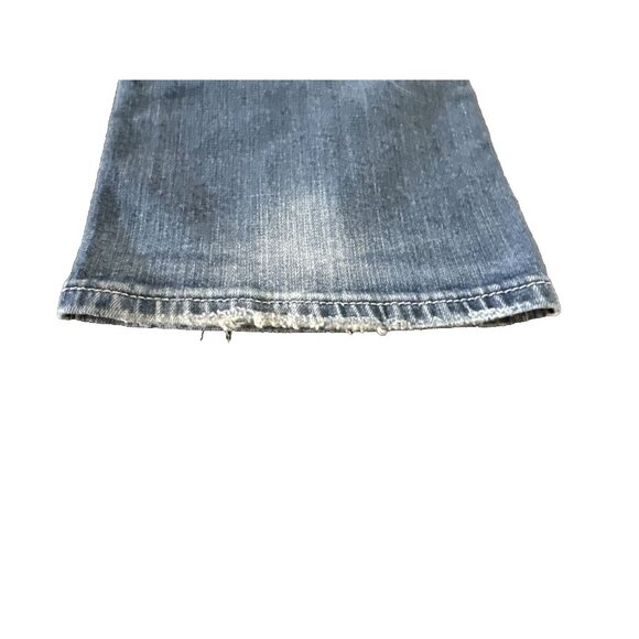 Miss Me Y2K Jeans Bling Rhinestone Back Flap Bootcut MED Wash JE5731E4R Size 31 - Picture 14 of 16